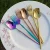 10 Pcs Creative Rose Design Stainless steel fork & tableware Spoon - Image 2